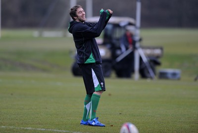 04.02.10 - Wales Rugby Training -  Ryan Jones during training. 