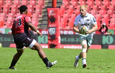 031026 - 10bet Lions v Ospreys - United Rugby Championship - Laystyn Hopkins of Ospreys with the ball