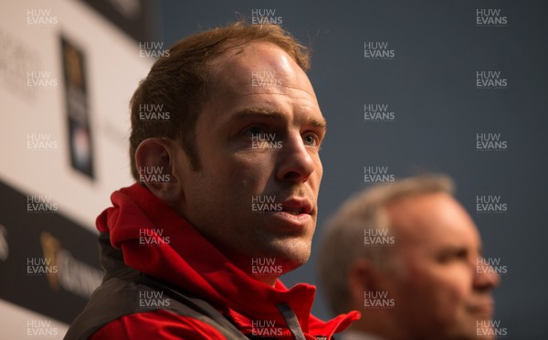 220120 - 2020 Guinness Six Nations Launch - Wales captain Alun Wyn Jones during the 2020 Guinness Six Nations Launch at Tobacco Dock, London