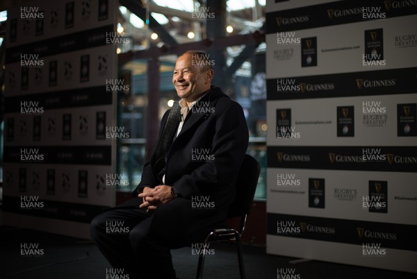 220120 - 2020 Guinness Six Nations Launch - England head coach Eddie Jones during the 2020 Guinness Six Nations Launch at Tobacco Dock, London