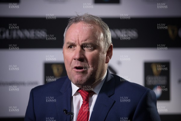220120 - 2020 Guinness Six Nations Launch - Wales head coach Wayne Pivac during the 2020 Guinness Six Nations Launch at Tobacco Dock, London