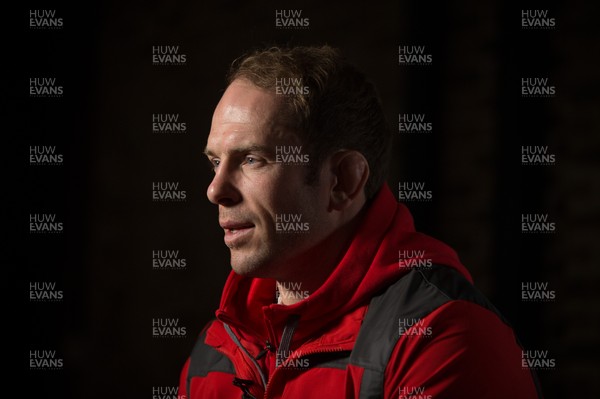 220120 - 2020 Guinness Six Nations Launch - Wales captain Alun Wyn Jones during the 2020 Guinness Six Nations Launch at Tobacco Dock, London