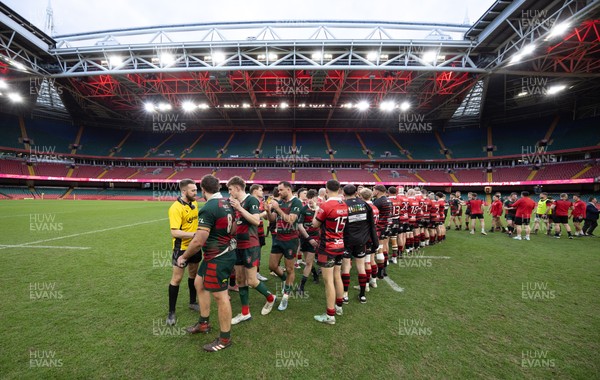 190426 - Aberavon Quins v Clwb Rygbi Cymry Caerdydd, Mens Division 2 Cup - Clwb Rygbi Cymry Caerdydd celebrate the win