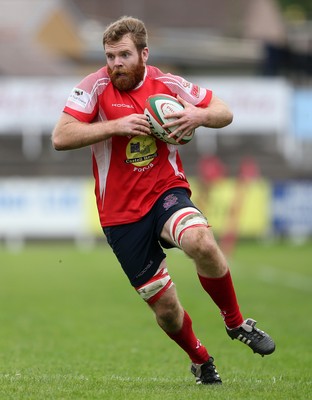 081016 - Aberavon v Llanelli - Principality Premiership - Tom Phillips of Llanelli carries the ball