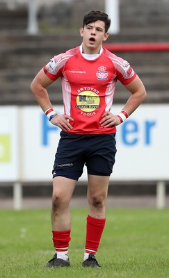 081016 - Aberavon v Llanelli - Principality Premiership - Matthew Flanagan of Llanelli