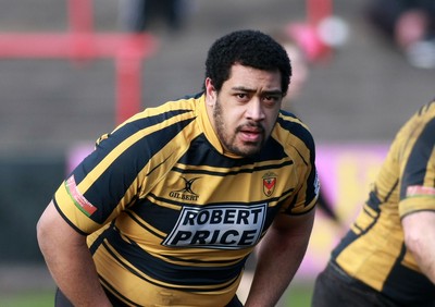 250212 Aberavon RFC v Newport RFC - Principality Premiership -Newport's Josh Faletau 