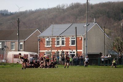 210326 - Abercrave v Dowlais - WRU Division One Semi Final - Scrum