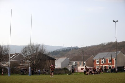 210326 - Abercrave v Dowlais - WRU Division One Semi Final - Scrum