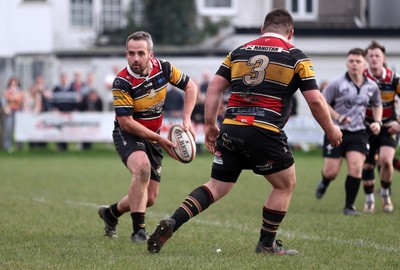 210326 - Abercrave v Dowlais - WRU Division One Semi Final - Darren Hodge of Abercrave