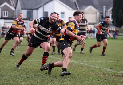 210326 - Abercrave v Dowlais - WRU Division One Semi Final - Rowan Lovering of Abercrave