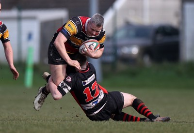 210326 - Abercrave v Dowlais - WRU Division One Semi Final - Jonathan Hapgood of Abercrave