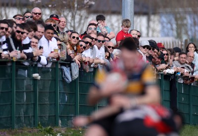 210326 - Abercrave v Dowlais - WRU Division One Semi Final - Fans