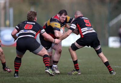210326 - Abercrave v Dowlais - WRU Division One Semi Final - Kelvan Ashby of Abercrave