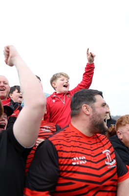 210326 - Abercrave v Dowlais - WRU Division One Semi Final - Fans