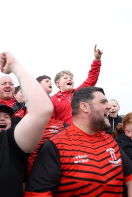 210326 - Abercrave v Dowlais - WRU Division One Semi Final - Fans