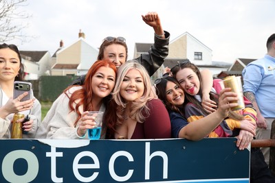 210326 - Abercrave v Dowlais - WRU Division One Semi Final - Fans