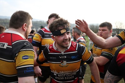 210326 - Abercrave v Dowlais - WRU Division One Semi Final - Dewi Pritchard of Abercrave