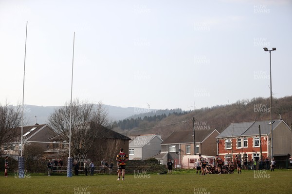 210326 - Abercrave v Dowlais - WRU Division One Semi Final - Scrum