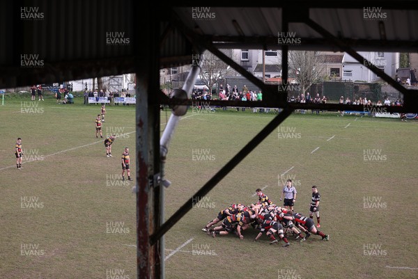 210326 - Abercrave v Dowlais - WRU Division One Semi Final - Scrum