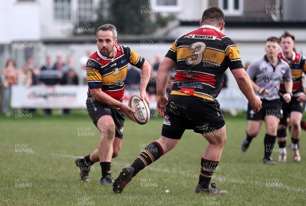 210326 - Abercrave v Dowlais - WRU Division One Semi Final - Darren Hodge of Abercrave