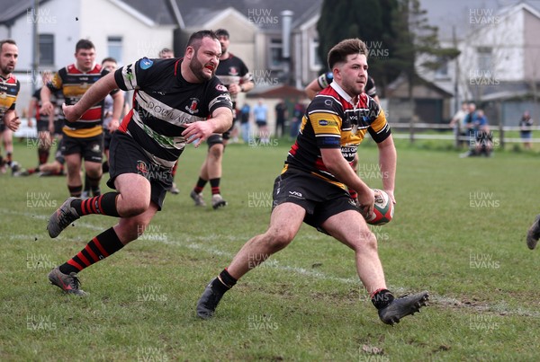 210326 - Abercrave v Dowlais - WRU Division One Semi Final - Rowan Lovering of Abercrave