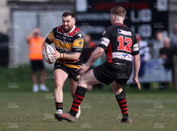 210326 - Abercrave v Dowlais - WRU Division One Semi Final - Connor Hughes of Abercrave