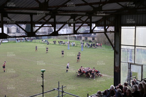 210326 - Abercrave v Dowlais - WRU Division One Semi Final - Scrum