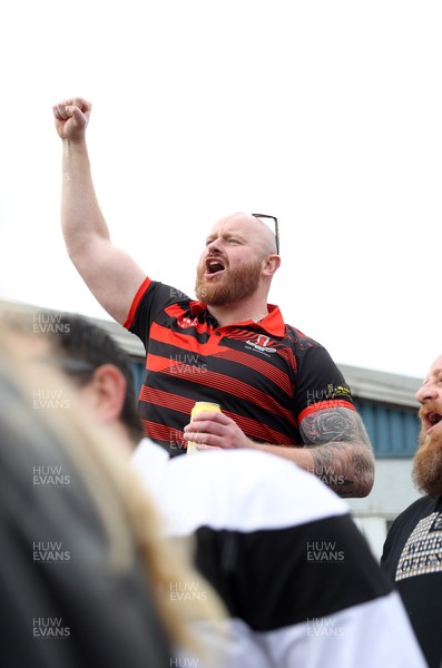 210326 - Abercrave v Dowlais - WRU Division One Semi Final - Fans