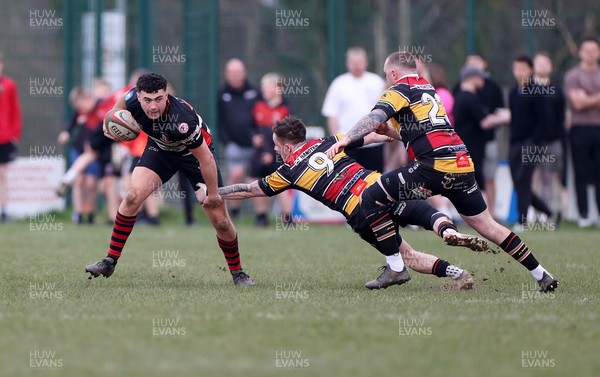 210326 - Abercrave v Dowlais - WRU Division One Semi Final - Evan Thomas of Dowlais