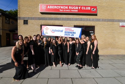 130626 - Abercynon League Presentation - Abercynon players celebrate with the trophy