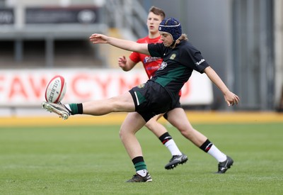050525 - Abercynon v Llantrisant - U18 Shield Final - Boys U18s Finals Day - Ben Wilding of Llantrisant 
