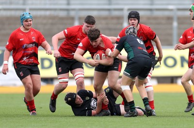 050525 - Abercynon v Llantrisant - U18 Shield Final - Boys U18s Finals Day - Mckenzie Meachin of Abercynon 