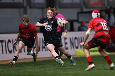050525 - Abercynon v Llantrisant - U18 Shield Final - Boys U18s Finals Day - Regan Young of Llantrisant 