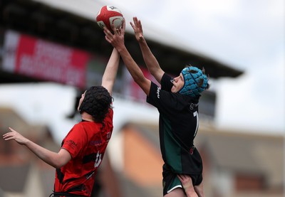 050525 - Abercynon v Llantrisant - U18 Shield Final - Boys U18s Finals Day - Tomos Prys-Evans of Llantrisant 