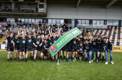 050525 - Abercynon v Llantrisant - U18 Shield Final - Boys U18s Finals Day - Llantrisant win the shield
