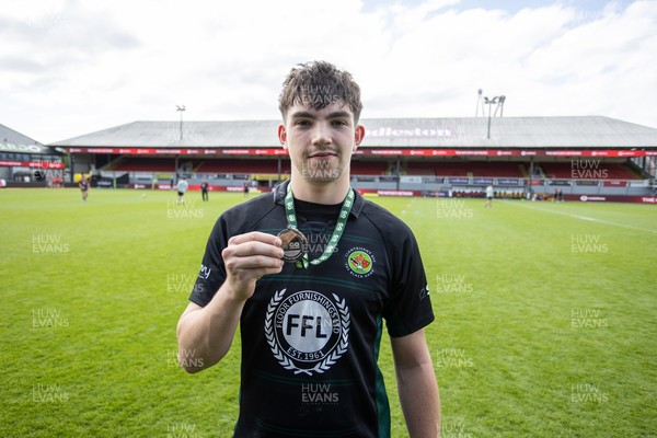 050525 - Abercynon v Llantrisant - U18 Shield Final - Boys U18s Finals Day - Player of the match Harry Kinsey of Llantrisant