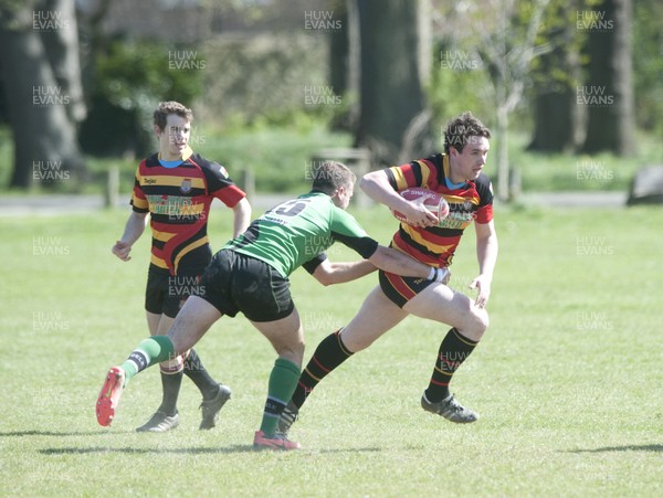 270413 - Abergele v Denbigh, SWALEC League 2 North -Abergele (green) take on Denbigh RFC in the Swalec League 2 North 