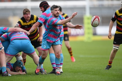 110525 - Aberteifi RFC v Newport Saracens - Mens Division 3 Cup Final - Sam Bevan of Newport Saracens