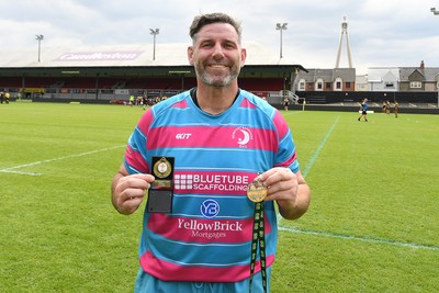 110525 - Aberteifi RFC v Newport Saracens - Mens Division 3 Cup Final - Player of the match John Lavender of Newport Saracens