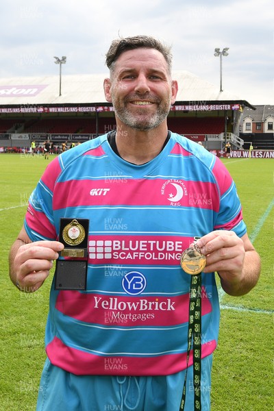 110525 - Aberteifi RFC v Newport Saracens - Mens Division 3 Cup Final - Player of the match John Lavender of Newport Saracens