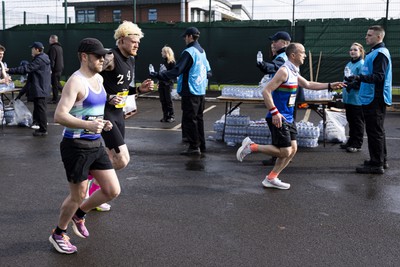 280424 - ABP Newport Marathon - Newport International Sports Village - Water station