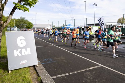 280424 - ABP Newport Marathon - Newport International Sports Village - 6km mark