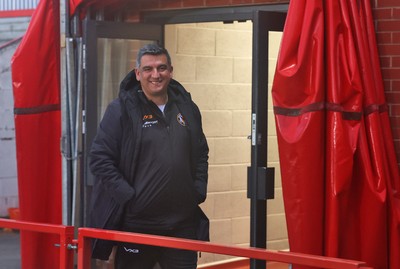 110325 - Accrington Stanley v Newport County - Sky Bet League 2 - Newport manager Nelson Jardin before the game