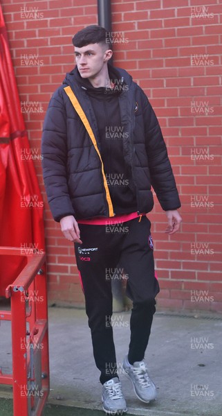 110325 - Accrington Stanley v Newport County - Sky Bet League 2 - Joe Thomas of Newport arrives at the ground