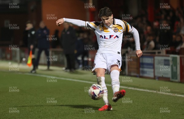 110325 - Accrington Stanley v Newport County - Sky Bet League 2 - Anthony Glennon of Newport