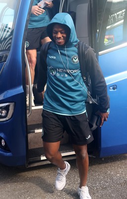 111025 - Accrington Stanley v Newport County - Sky Bet League 2 - Bobby Kamwa of Newport