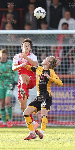 111025 - Accrington Stanley v Newport County - Sky Bet League 2 - Sammy Braybrooke of Newport and Isaac Heath of Accrington