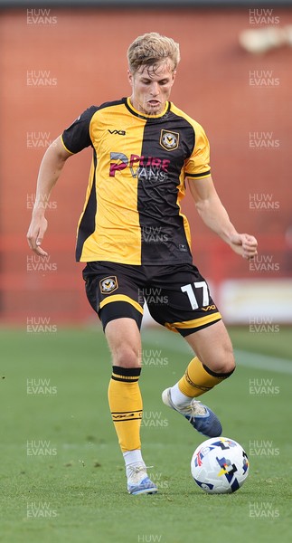 111025 - Accrington Stanley v Newport County - Sky Bet League 2 - Tom Davies of Newport