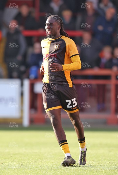 111025 - Accrington Stanley v Newport County - Sky Bet League 2 - Michael Reindorf of Newport