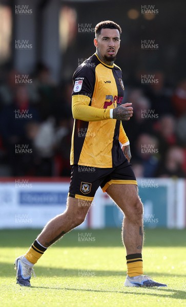111025 - Accrington Stanley v Newport County - Sky Bet League 2 - Courtney Baker-Richardson of Newport